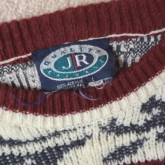JR Quality Casuals men's sweater Size L - Picture 2 of 2